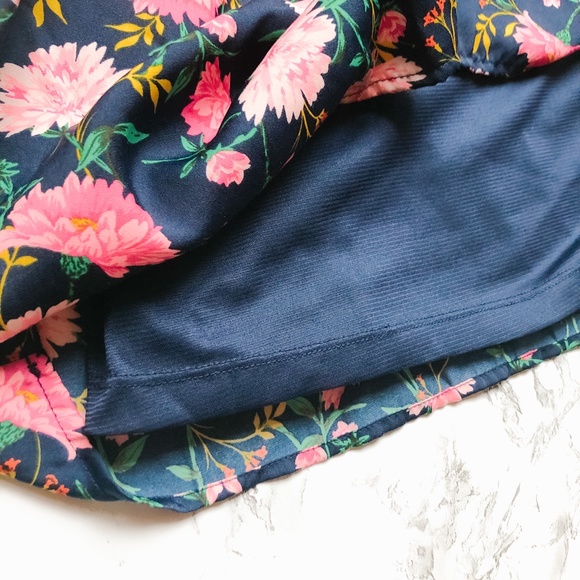 Old Navy Floral Long Sleeve Dress Women's Medium - Picture 5 of 6